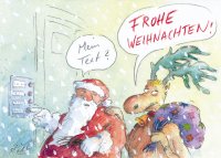 Peter Gaymann Briefkarte Weihnachten Mein Text