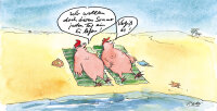 Postkarte Peter Gaymann XXL Jeden Tag ein Ei