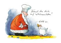 Peter Gaymann Postkarte Weihnachten Freust Du Dich auf...